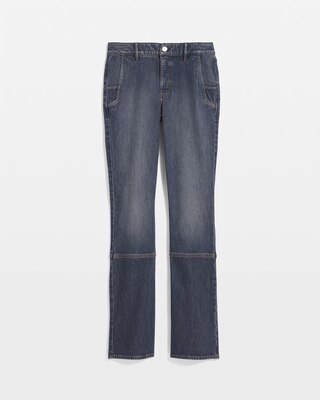 Zip Hem High Rise Bootcut Jean | White House Black Market